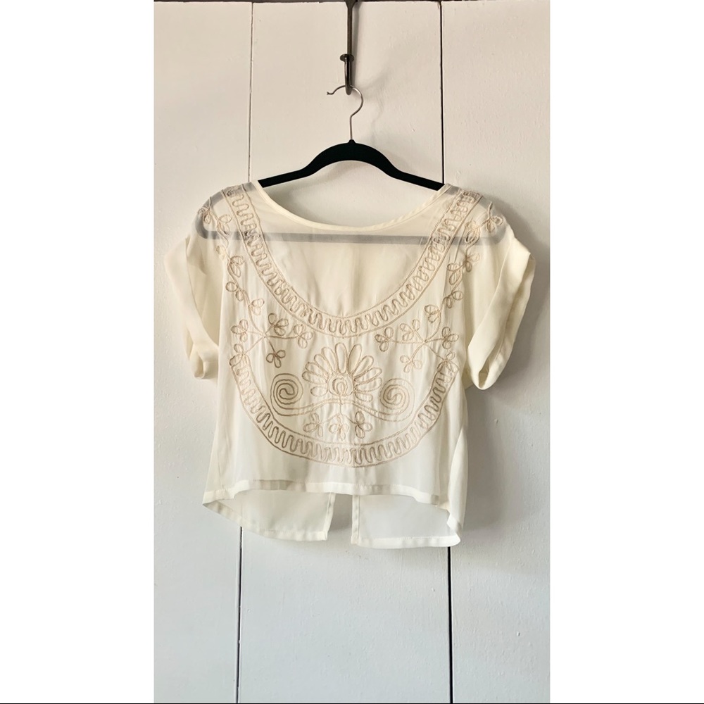 Millau Boho Sheer Top